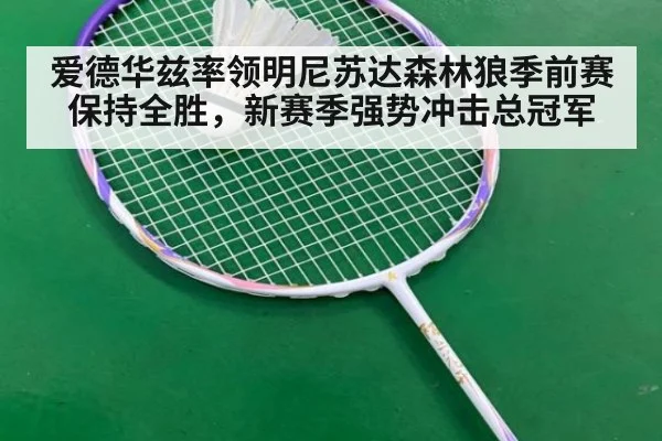 爱德华兹率领明尼苏达森林狼季前赛保持全胜，新赛季强势冲击总冠军